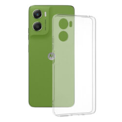 Husa Motorola Moto G06 Techsuit Clear Silicone, transparenta
