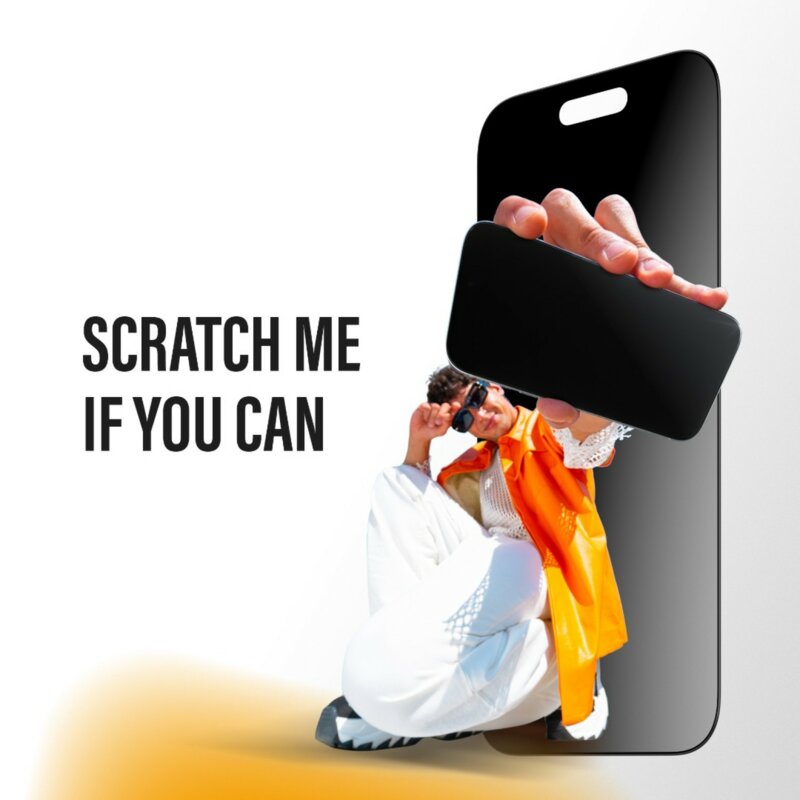 Folie iPhone 17 PanzerGlass® 2-Way Privacy Ultra-Wide Fit w. EasyAligner, negru