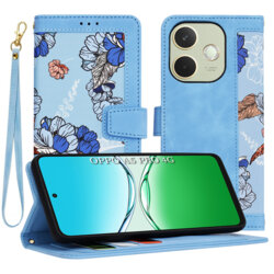 Husa personalizata fete Oppo A5 Pro 4G Techsuit FlipCraft, bleu