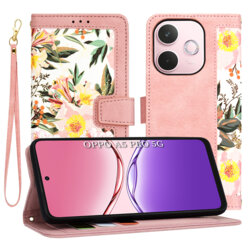 Husa personalizata fete Oppo A5 Pro 5G Techsuit FlipCraft, roz