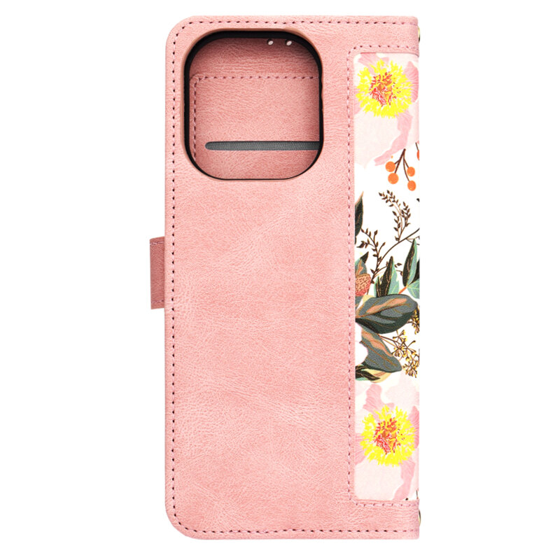 Husa personalizata fete Oppo A5 Pro 5G Techsuit FlipCraft, roz