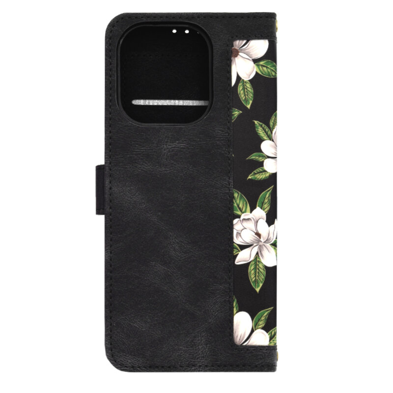 Husa personalizata fete Oppo A5 Pro 4G Techsuit FlipCraft, negru
