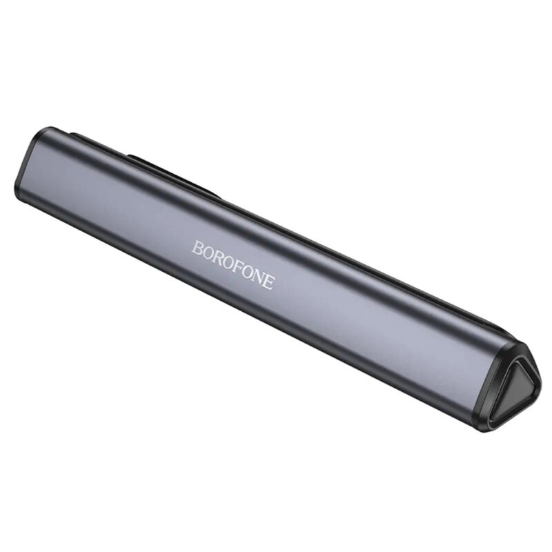 Suport numar telefon auto pentru bord Borofone Ronny, negru, FC3