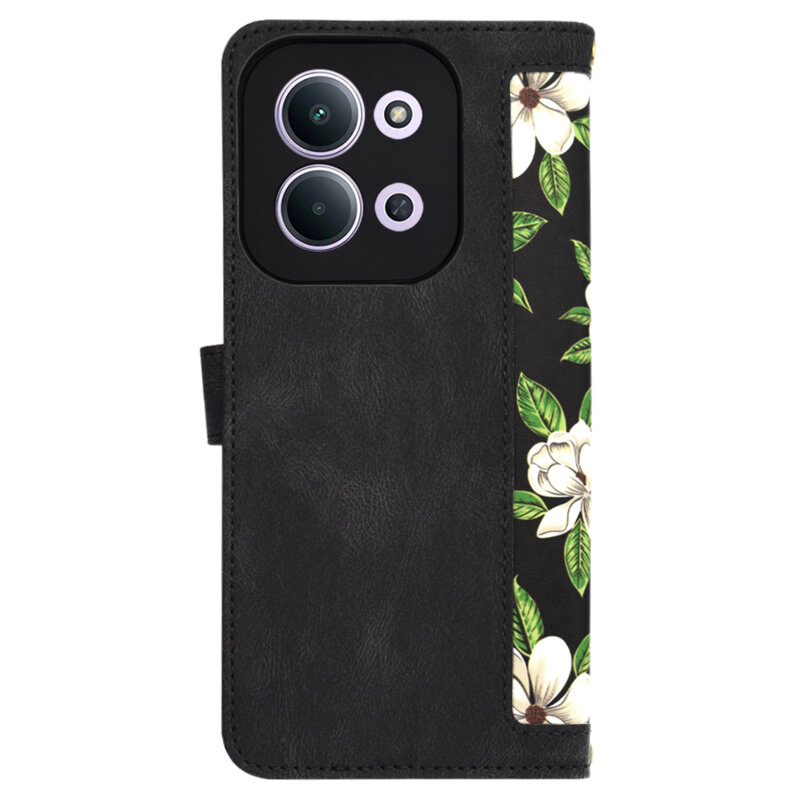Husa personalizata fete Xiaomi Redmi 15C 5G Techsuit FlipCraft, negru