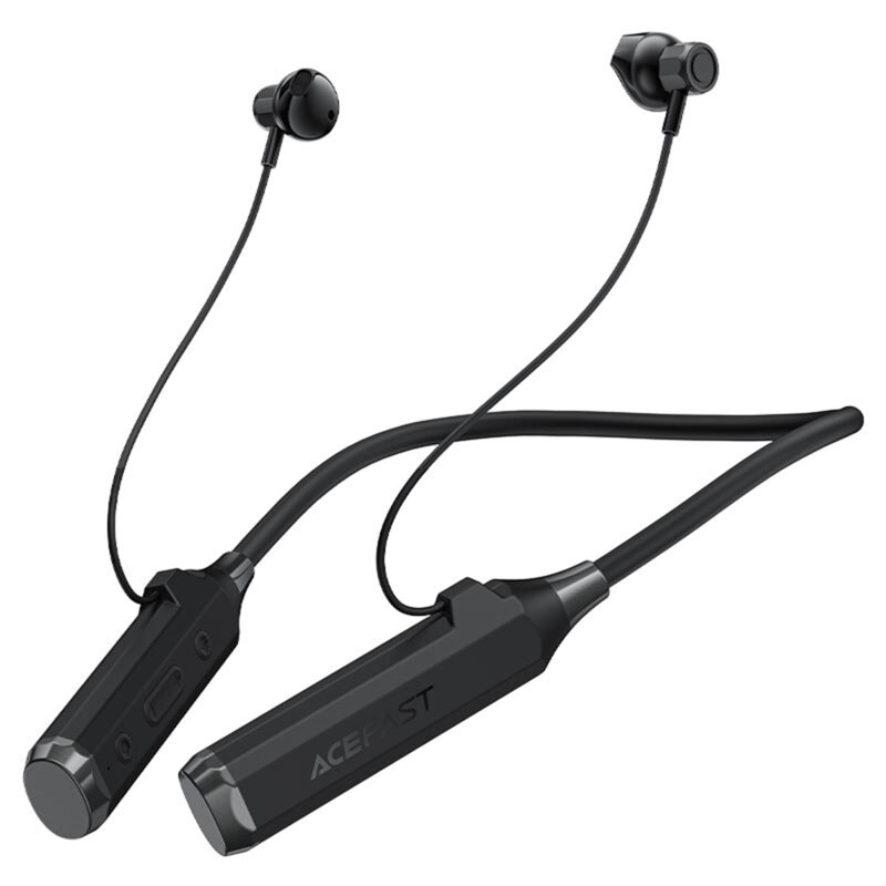 Casti sport wireless Bluetooth, Acefast N6, 1000mAh, negru