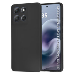 Husa silicon Motorola Moto G86 Power Techsuit SoftFlex, negru