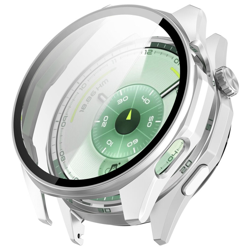 [Pachet 360°] Husa + folie Huawei Watch GT 6 46mm Techsuit Defense, gri