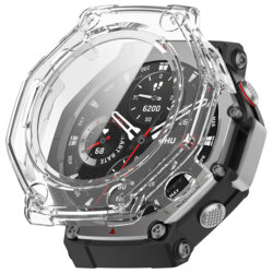 [Pachet 360°] Husa + folie Amazfit T-Rex 3 Techsuit Defense, transparenta
