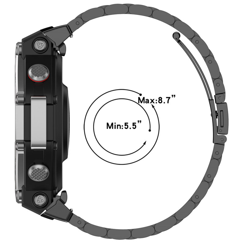 Curea Amazfit T-Rex 3 Techsuit, negru, W010