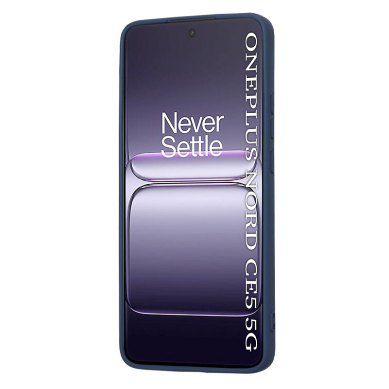 Husa silicon OnePlus Nord CE5 Techsuit SoftFlex, bleumarin