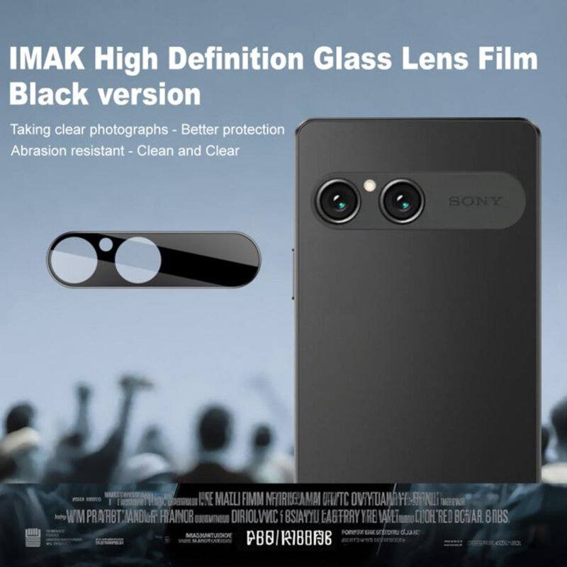 Folie camera Sony Xperia 10 VII Techsuit Full Glass, negru