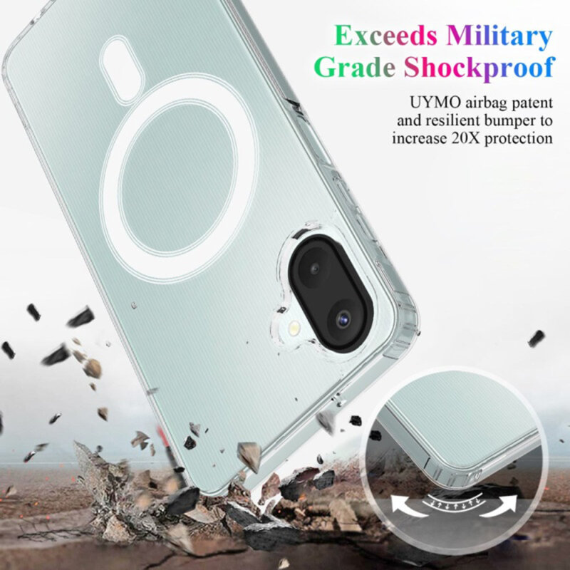 Husa Samsung Galaxy A07 4G Techsuit MagSafe Pro, transparenta