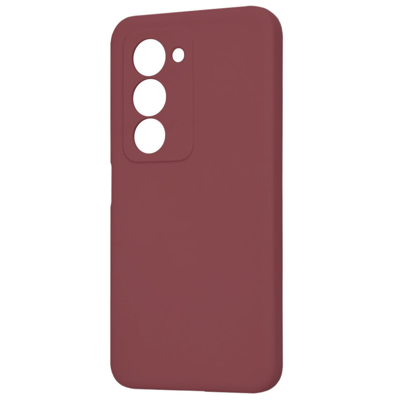 Husa silicon Xiaomi Redmi 15 5G Techsuit SoftFlex, bordo