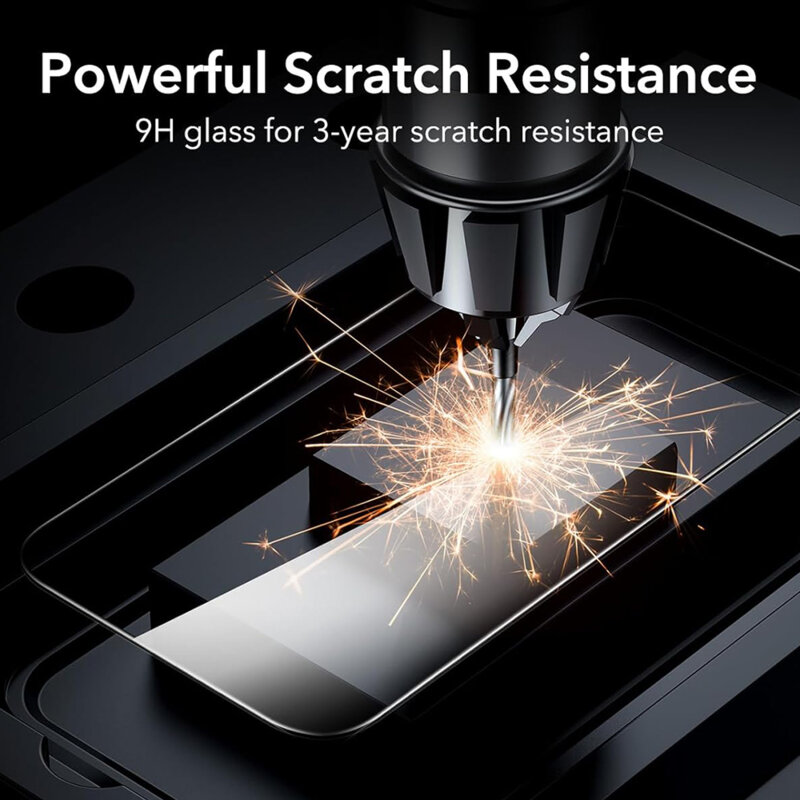 Folie sticla iPhone 16 ESR Tempered Glass, nergu