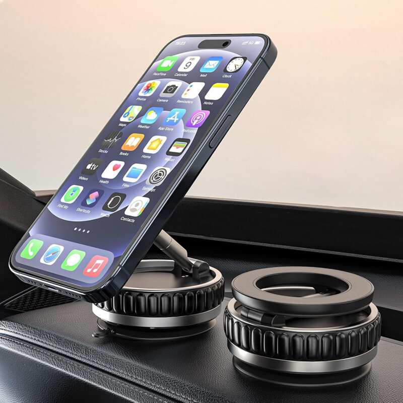 Suport auto magnetic premium, 360° Techsuit VacuumGripX S15