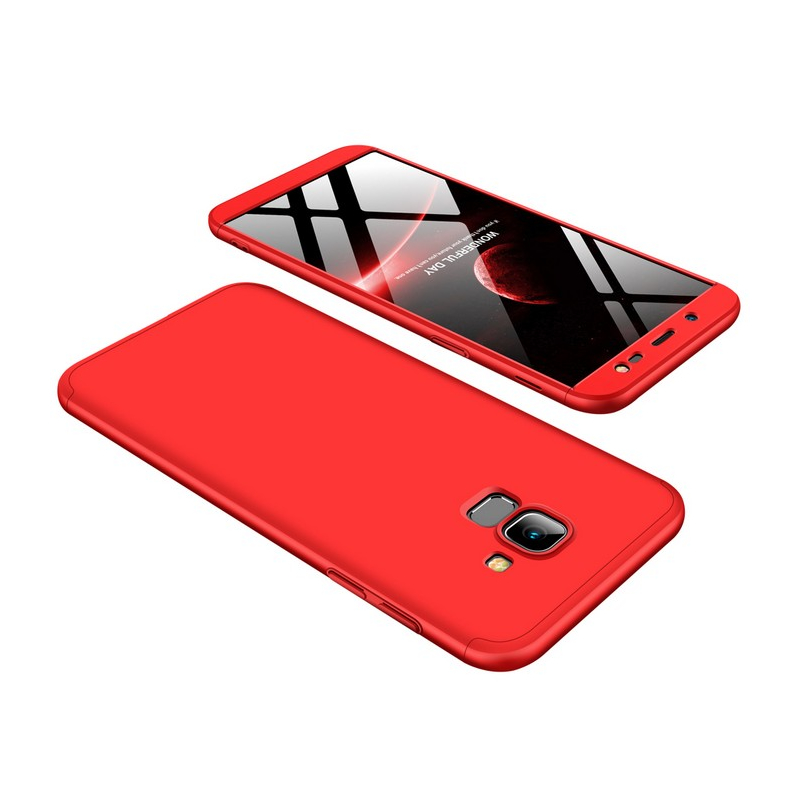 Husa Samsung Galaxy J6 2018 Gkk 360 Full Cover Rosu Catmobile