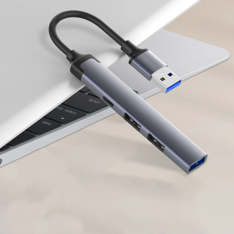 Hub USB la 3x USB, 1x Type-C Techsuit PolarisBridge H19