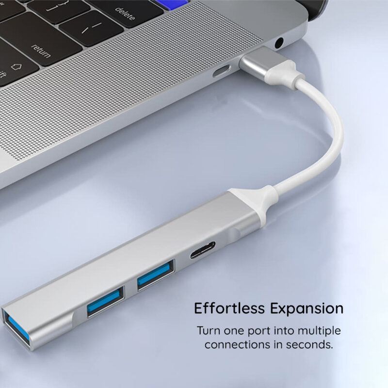 Hub USB-C la 1x USB 3.0, 2x USB 2.0, 1x Type-C Techsuit PolarisBridge H18