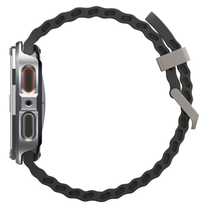 Rama protectie, bezel Samsung Galaxy Watch8 44mm Spigen, argintiu