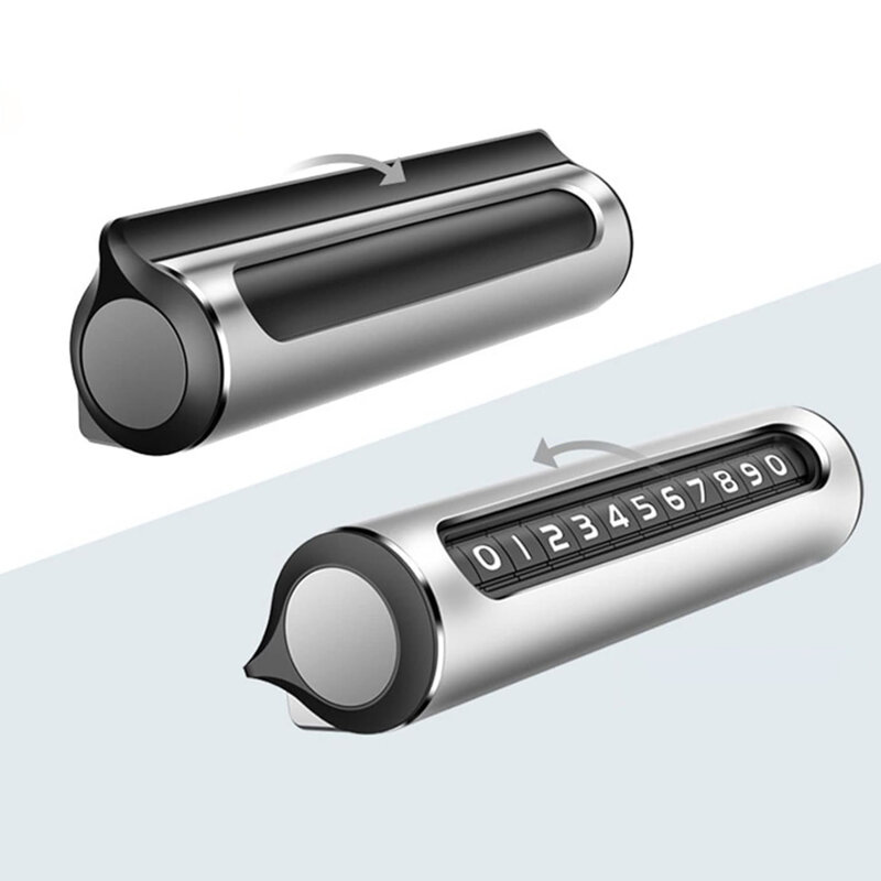 Suport numar telefon premium, semn bord Techsuit SlideGuard, SN2