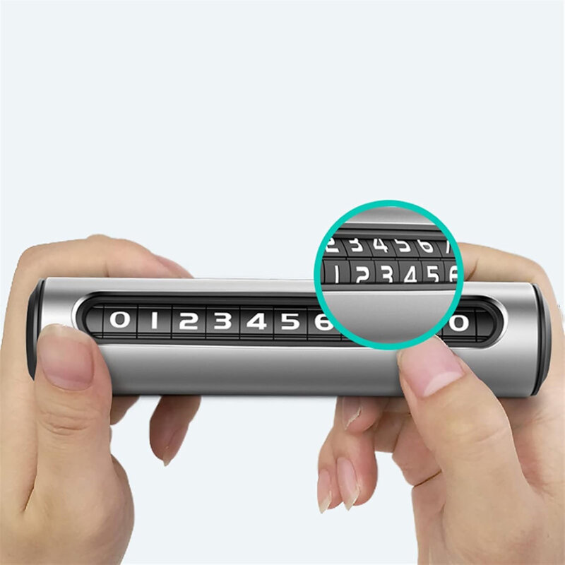 Suport numar telefon premium, semn bord Techsuit SlideGuard, SN2