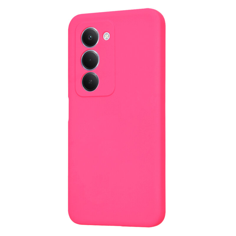 Husa silicon Xiaomi Redmi 15 4G Techsuit SoftFlex, fucsia