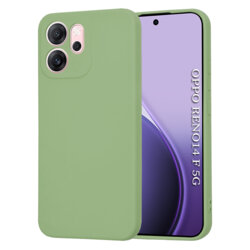 Husa silicon Oppo Reno14 F Techsuit SoftFlex, verde deschis