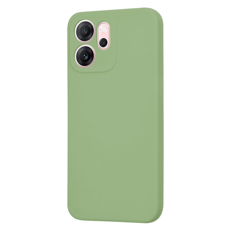 Husa silicon Oppo Reno14 F Techsuit SoftFlex, verde deschis