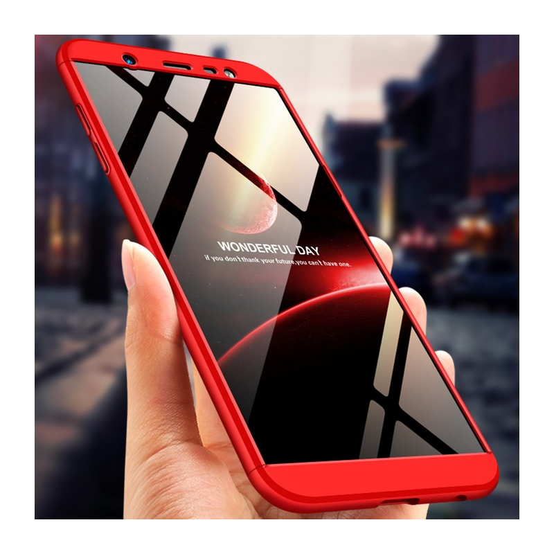 Husa Samsung Galaxy A6 Plus 2018 GKK 360 Full Cover Rosu