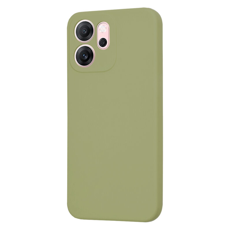 Husa silicon Oppo Reno14 FS 5G Techsuit SoftFlex, verde deschis