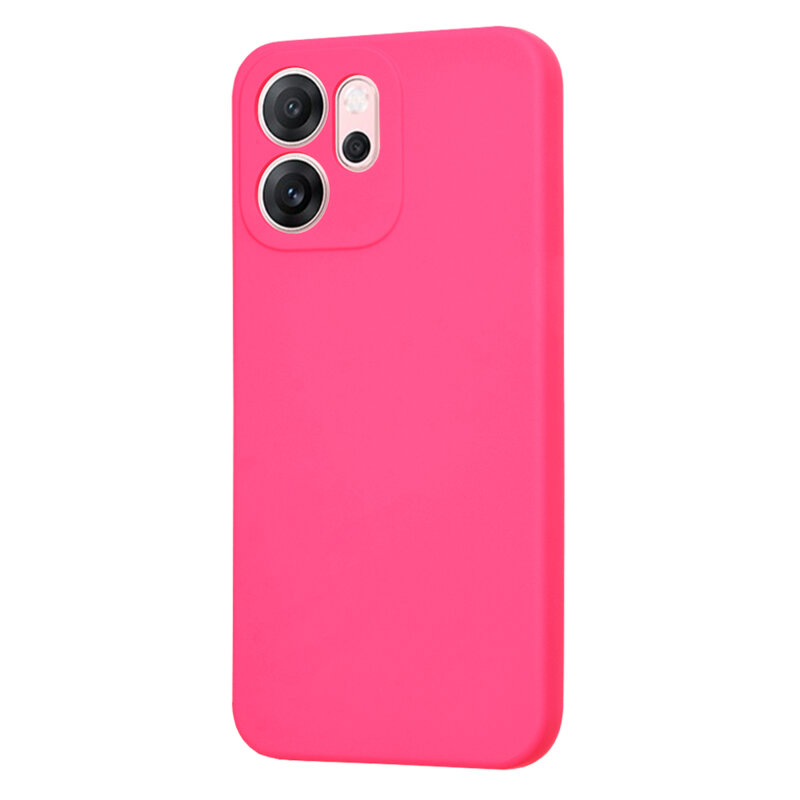 Husa silicon Oppo Reno14 F Techsuit SoftFlex, fucsia