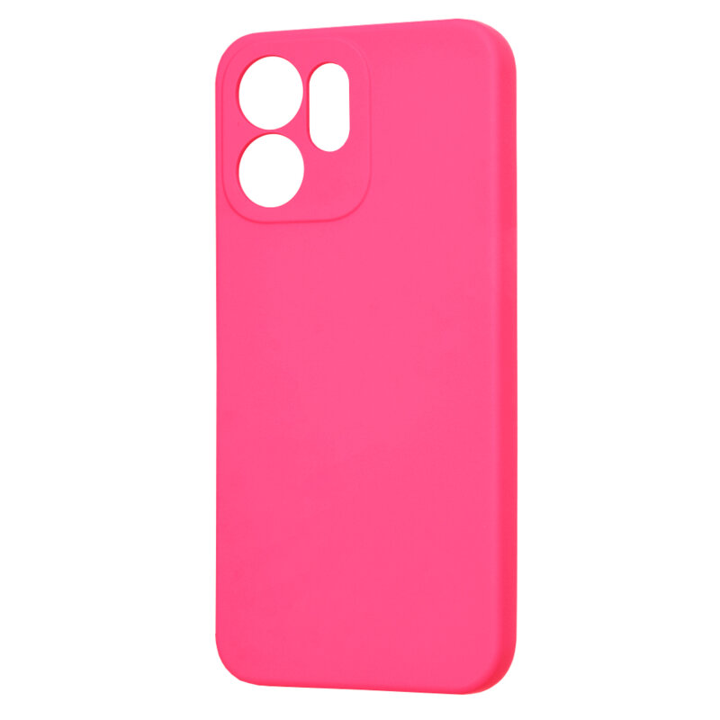 Husa silicon Oppo Reno14 F Techsuit SoftFlex, fucsia