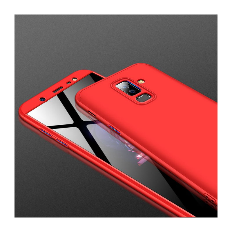 Husa Samsung Galaxy A6 Plus 2018 GKK 360 Full Cover Rosu