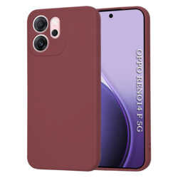 Husa silicon Oppo Reno14 F Techsuit SoftFlex, bordo