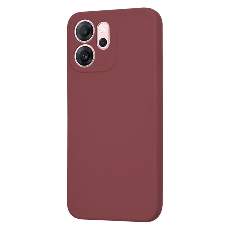 Husa silicon Oppo Reno14 F Techsuit SoftFlex, bordo