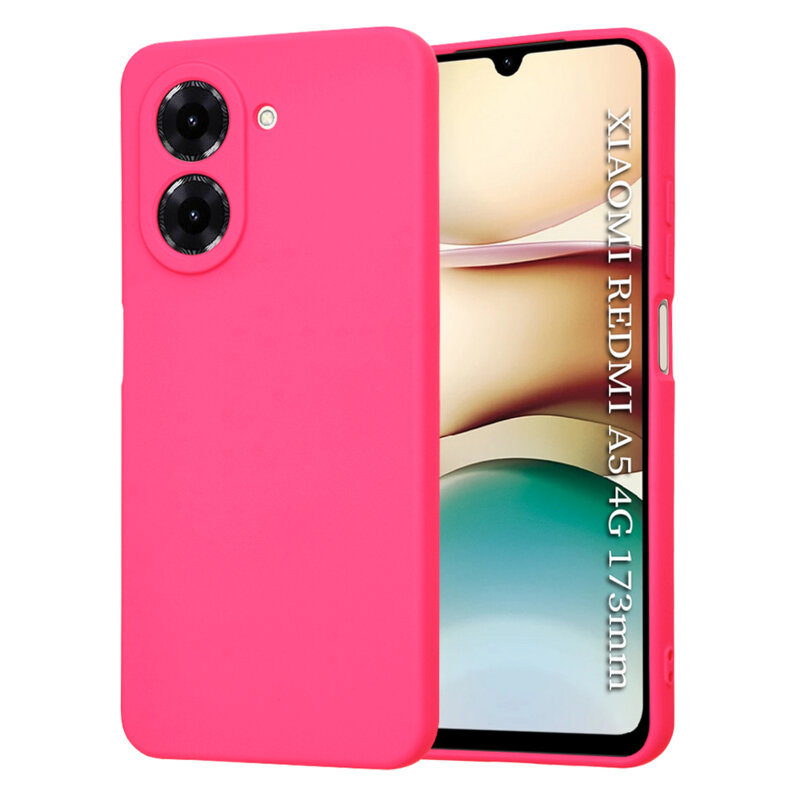Husa silicon Xiaomi Redmi A5 4G (Standard) Techsuit SoftFlex, fucsia