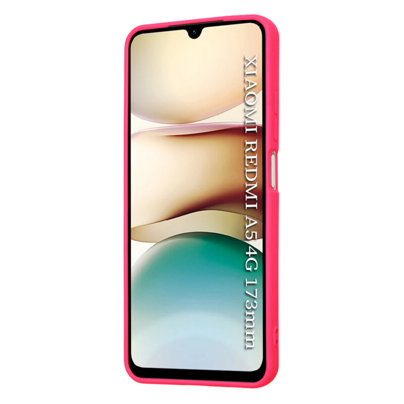 Husa silicon Xiaomi Redmi A5 4G (Standard) Techsuit SoftFlex, fucsia