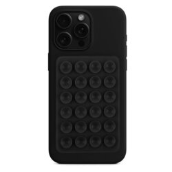 Suport adeziv cu ventuze pentru telefon Techsuit SC-PAD2, negru