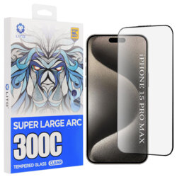 Folie sticla iPhone 15 Pro Max Lito D+ Max 300C, transparenta