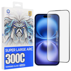 Folie sticla iPhone 16 Lito D+ Max 300C, transparenta