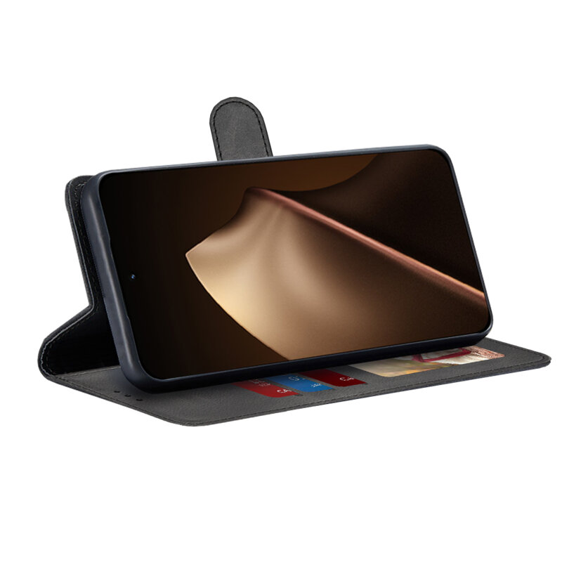 Husa 360 Xiaomi 15T Pro Techsuit Diary Book, negru