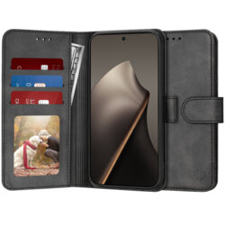 Husa 360 Xiaomi 15T Techsuit Diary Book, negru