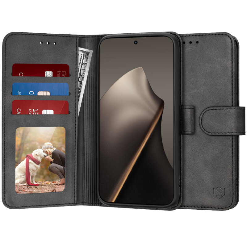 Husa 360 Xiaomi 15T Techsuit Diary Book, negru