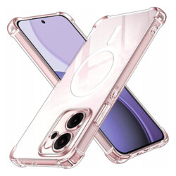 Husa Oppo Reno14 F Techsuit Shockproof Clear Silicone MagSafe, transparenta