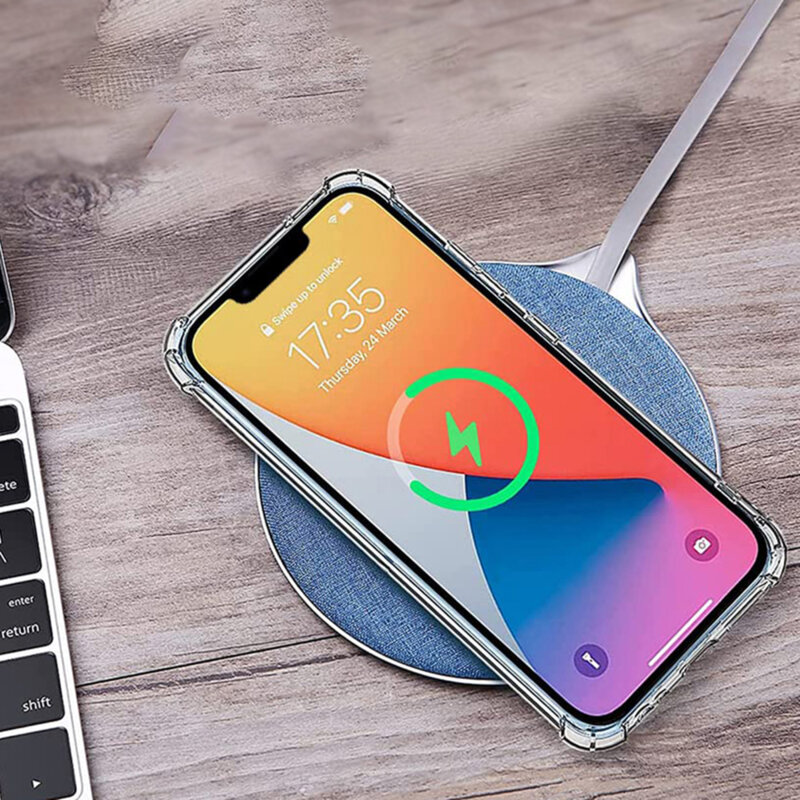 Husa Oppo Reno14 FS 5G Techsuit Shockproof Clear Silicone MagSafe, transparenta