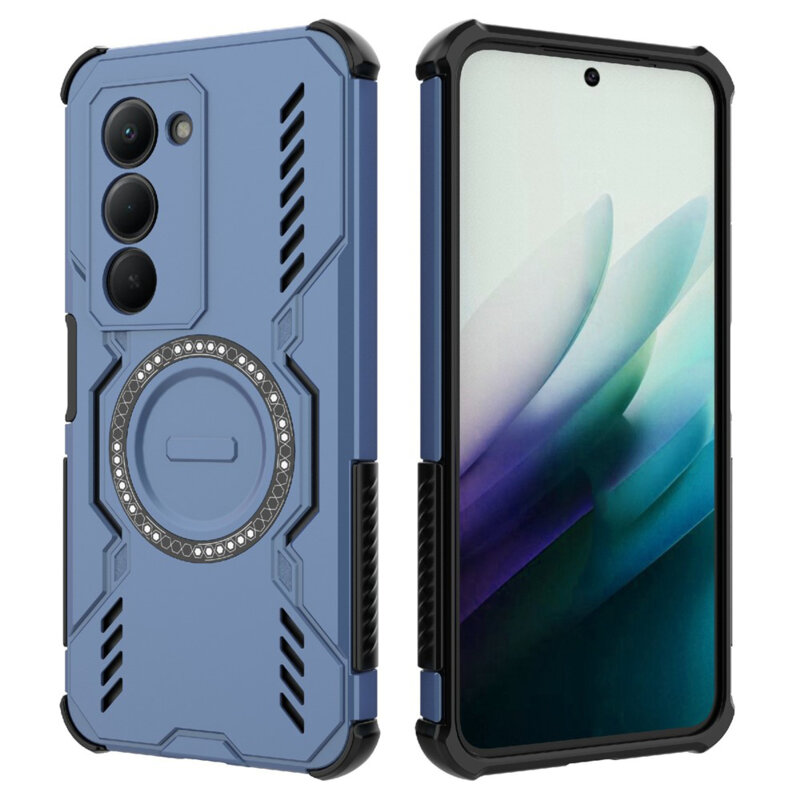 Husa Xiaomi Redmi 15 5G Techsuit ArmorMag Case, bleumarin