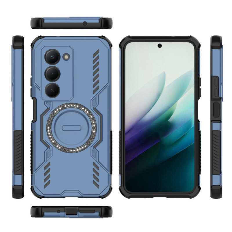 Husa Xiaomi Redmi 15 5G Techsuit ArmorMag Case, bleumarin