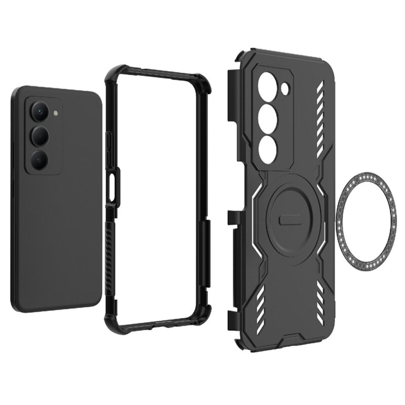 Husa Xiaomi Redmi 15 5G Techsuit ArmorMag Case, bleumarin