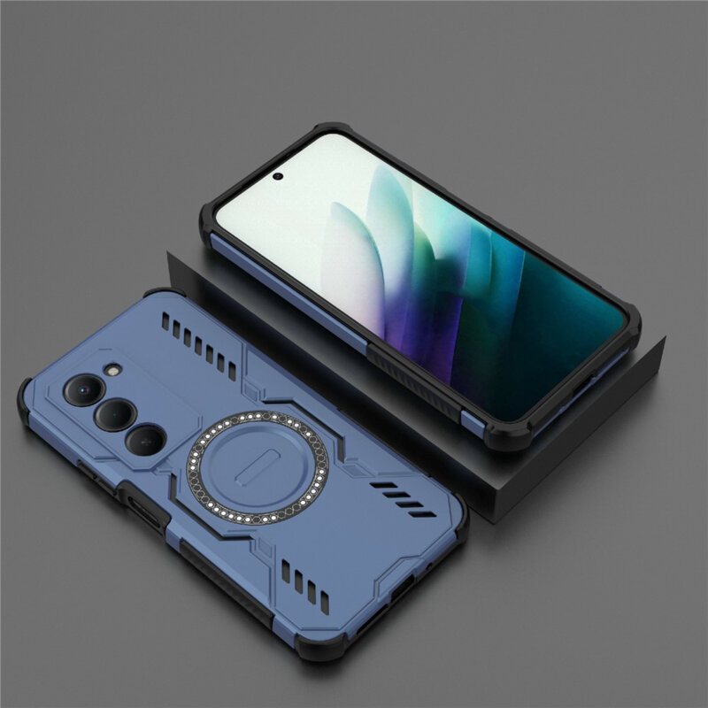 Husa Xiaomi Redmi 15 5G Spigen Mag Armor MagSafe, bleumarin