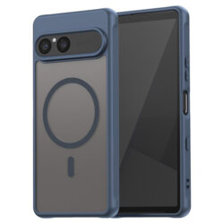 Husa Sony Xperia 10 VII Techsuit HaloFrost II MagSafe, bleumarin
